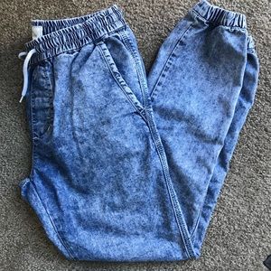 “Your Neighbors” Acid wash joggers